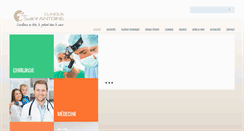 Desktop Screenshot of clinique-saint-antoine.com